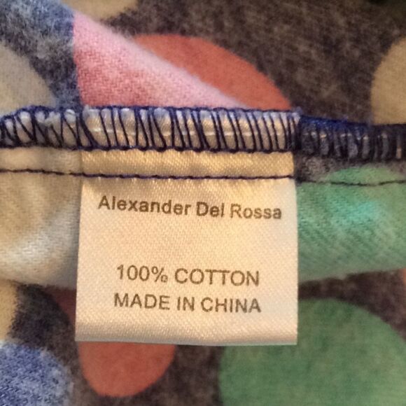 Alexander del Rossa flannel robe NWOT❤️ - Picture 6 of 6